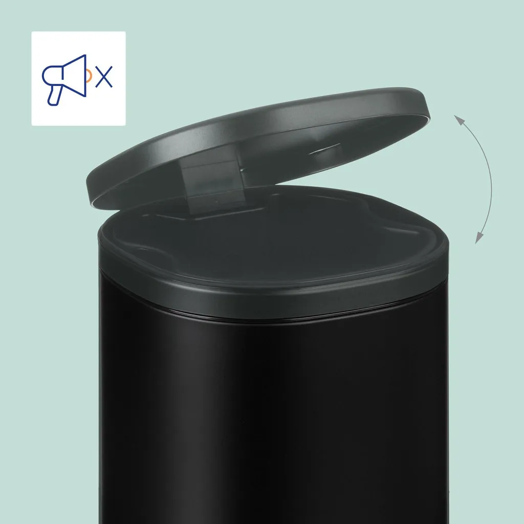 Poubelle de salle de bain 5L compacte pour petits espaces et maquillage