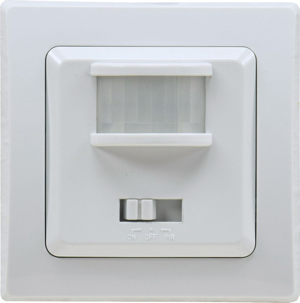 ChiliTec 19720 DELPHI Bewegungsmelder 160°, weiß LED geeignet, 250V, Unterputz, 3-Draht