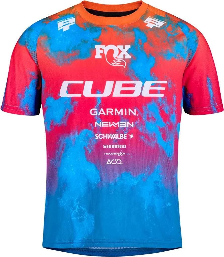 Maillot VTT Enfant Cube Rookie Actionteam pour Sortie Vélo et Enduro
