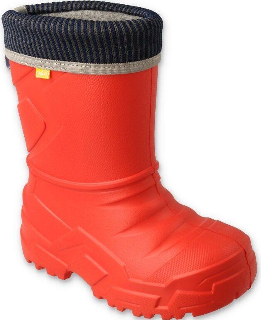 Gummistiefel, Schneestiefel Befado 162X308 162Y308 rot, gefüttert mit herausnehmbarer Innensohle