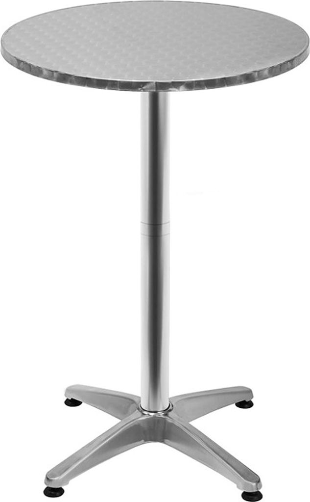 Dazhom Stehtisch Bistrotisch Ø 60cm Outdoor Rund Hoch Bistrotisch Biertisch höhenverstellbar 70cm/115cm