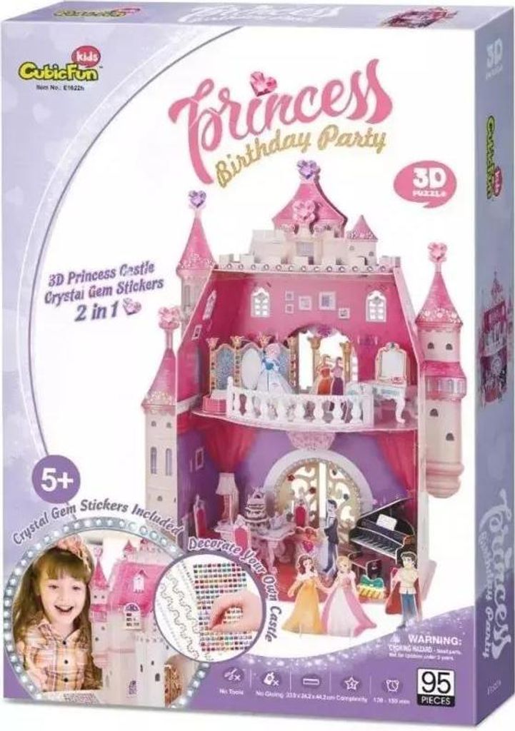 Cubic Fun CUBICFUN 3D puzzle Princess birthday house