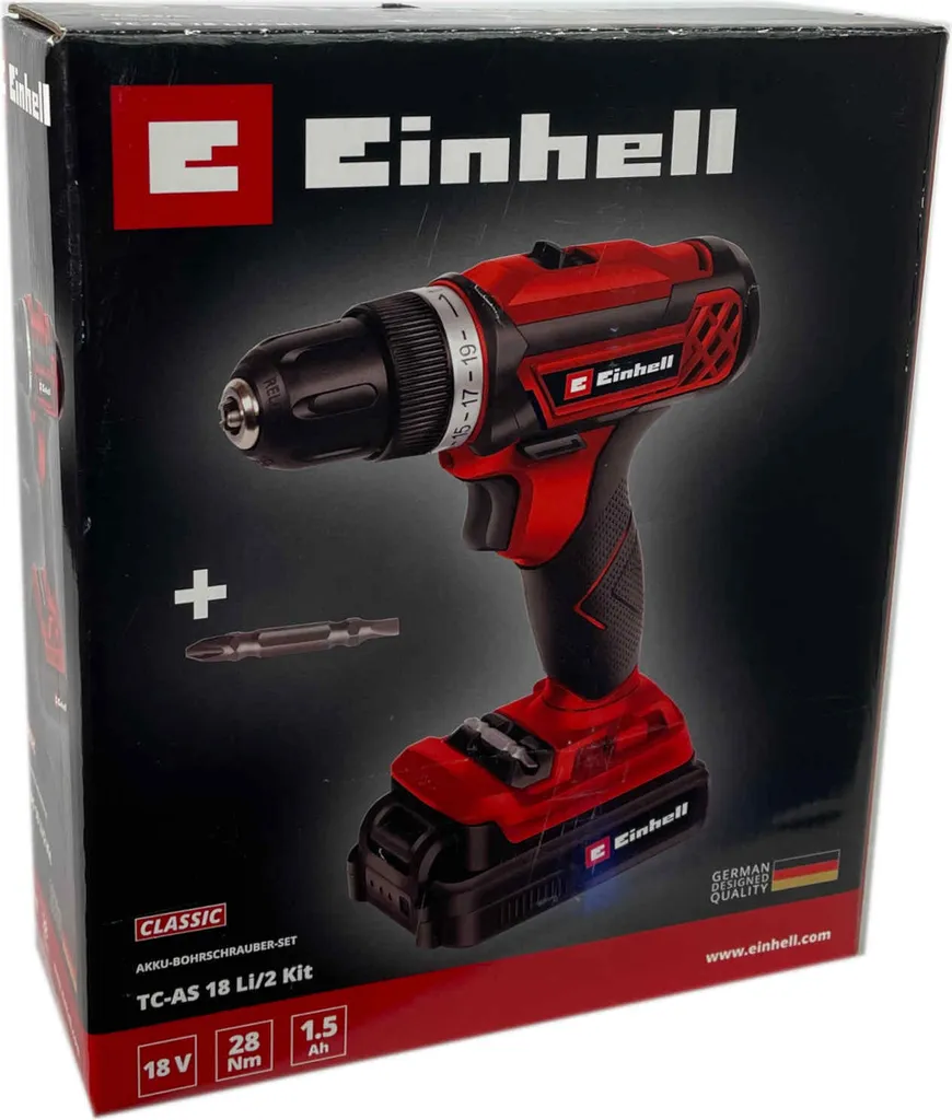 Einhell TC-AS 18 LI/2 Kit: Trapano Avvitatore 18V Recensione e Prezzo - 4