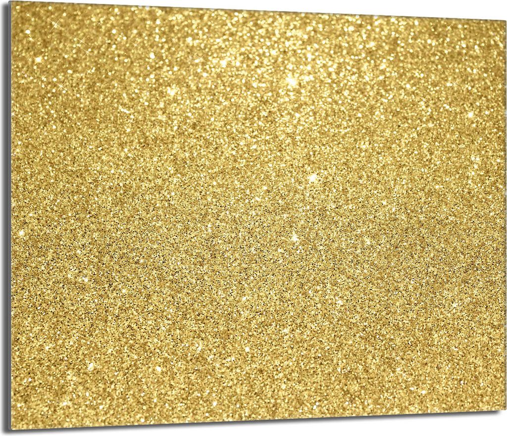 Glasschutzplatte für Herd 60x52 Gold