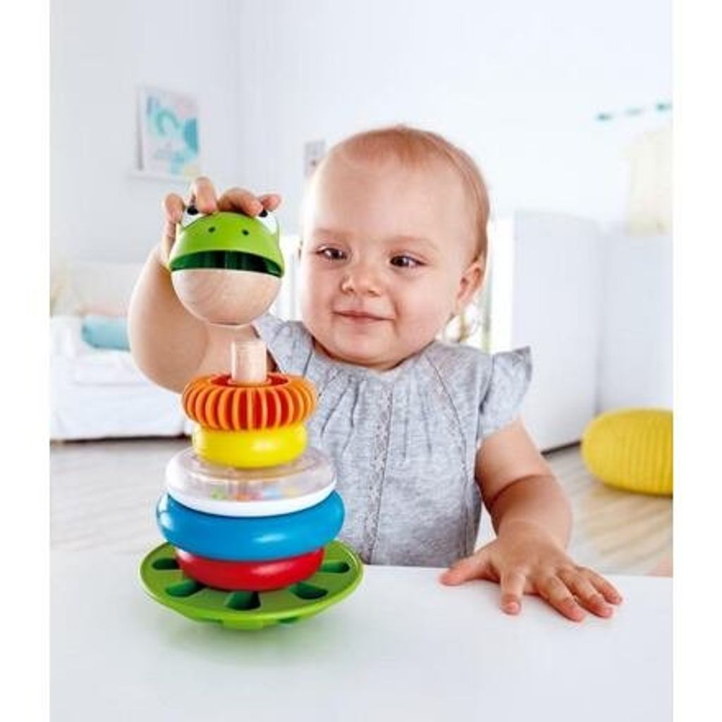 Hape Stapel Frosch Produktbild 13