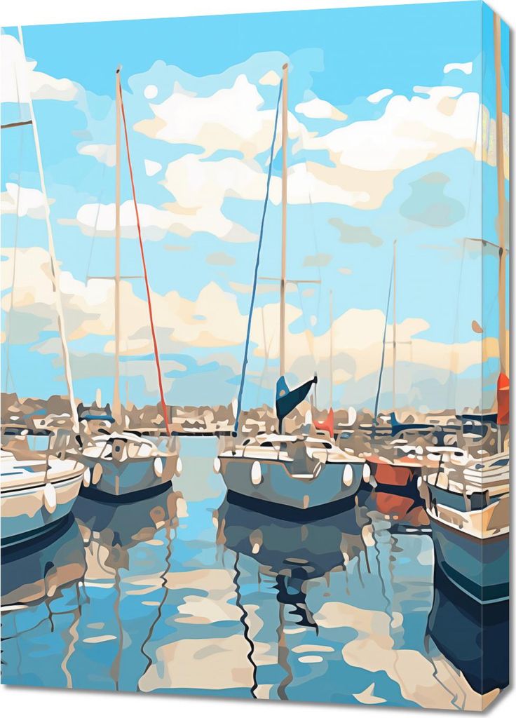 Bild 50x70cm Kubistische Marina