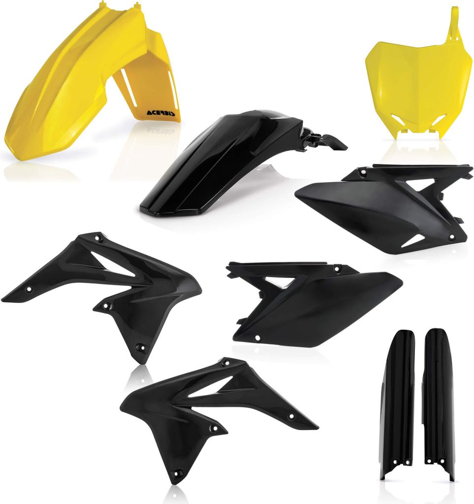 ACERBIS 9-teiliges Verkleidungskit Gelb/Schwarz für SUZUKI RM-Z 250