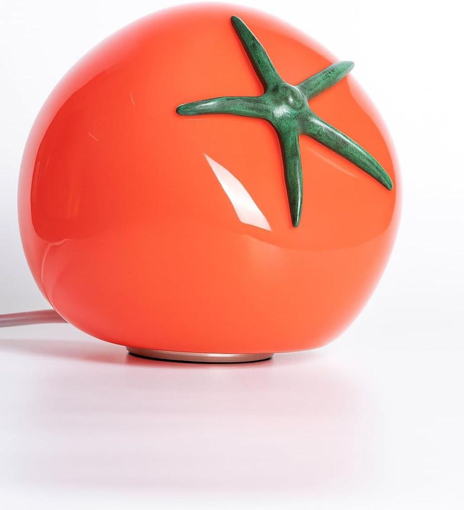 Vintage Glas Tischlampe Tomate, dimmbar USB Ambientelicht, Produktbild 