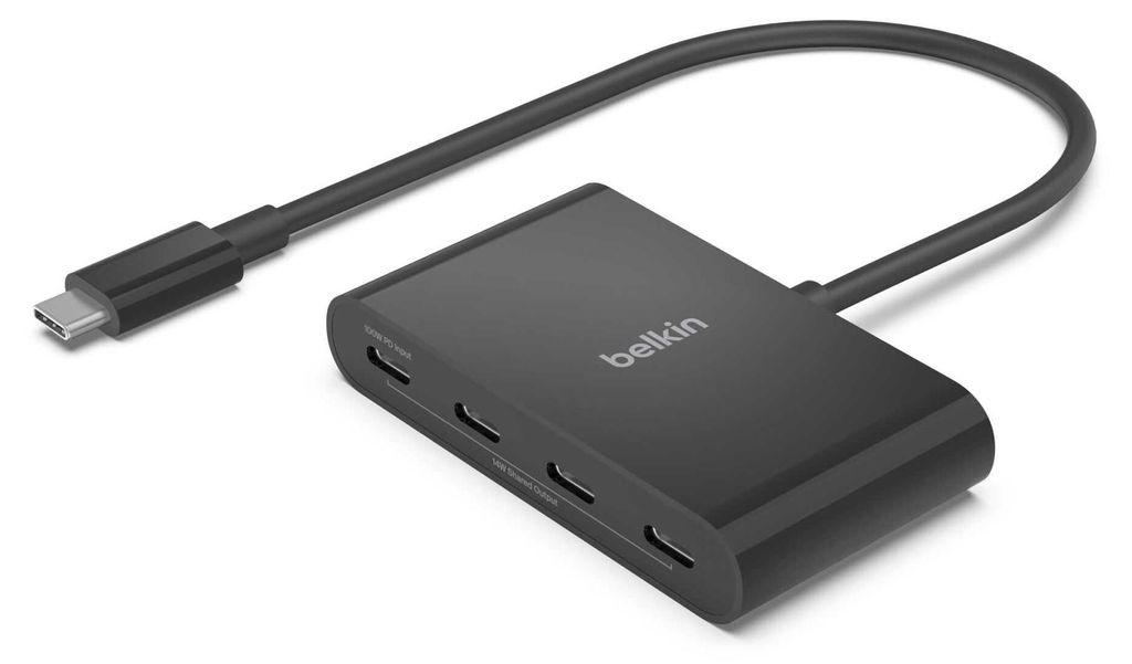 Belkin CONNECT USB-C na 4portový rozbočovač USB-C Obrázek produktu 