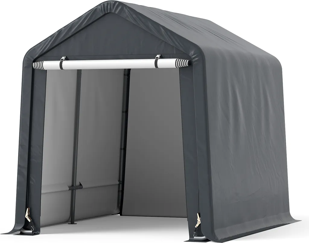 COSTWAY Abri de Jardin 195x240x214cm - Garage à Vélos et Tente de Stockage
