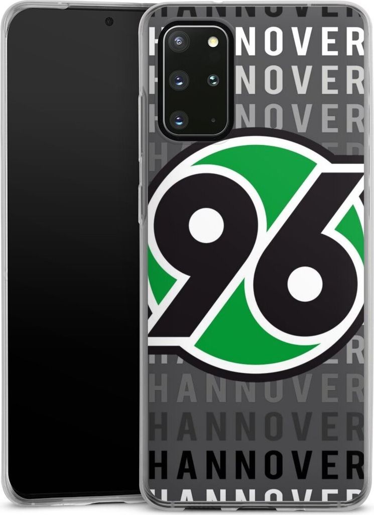 DeinDesign Slim Hülle für Samsung Galaxy S20 Plus 5G Silikon Case Ultra Dünn Handyhülle H96 Hannover 96 Offizielles Lizenzprodukt