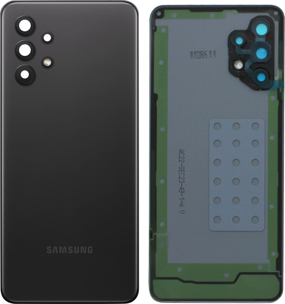Original Samsung Akkudeckel, neue Rückseite für Samsung Galaxy A32 – Schwarz