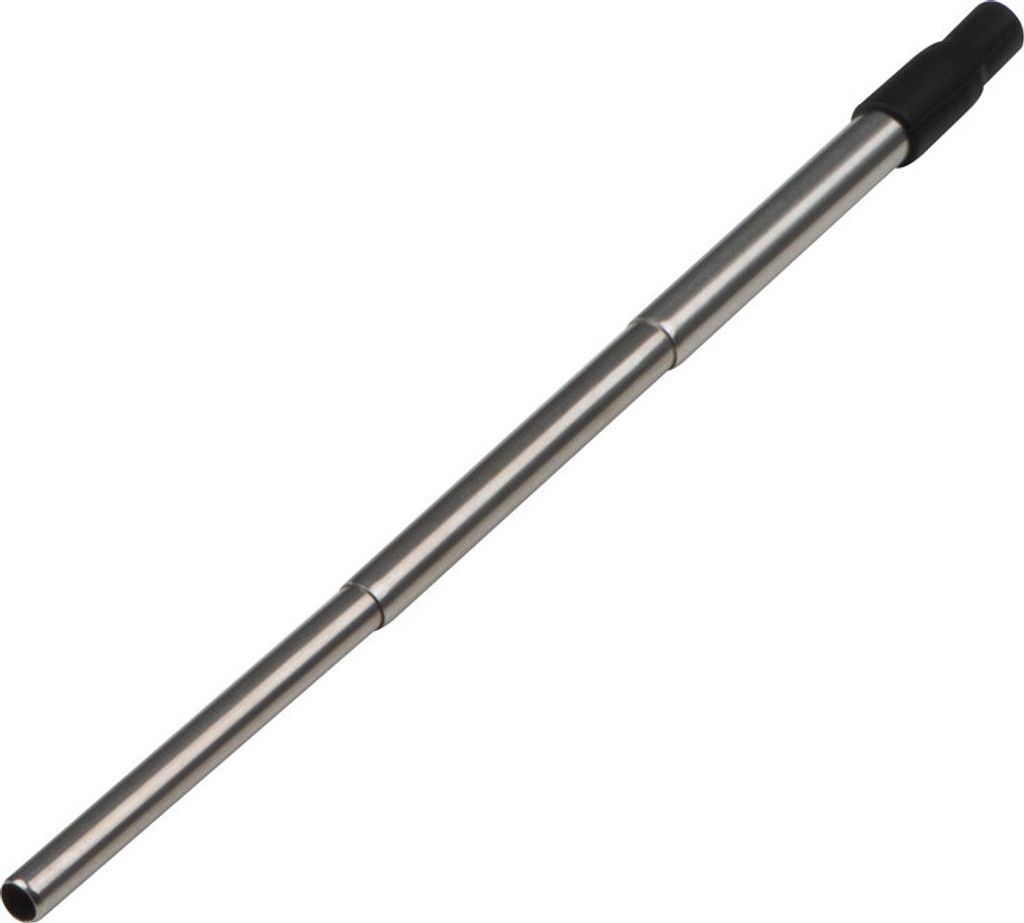 Ausziehbarer Metallstrohhalm mit Reinigungsbürste