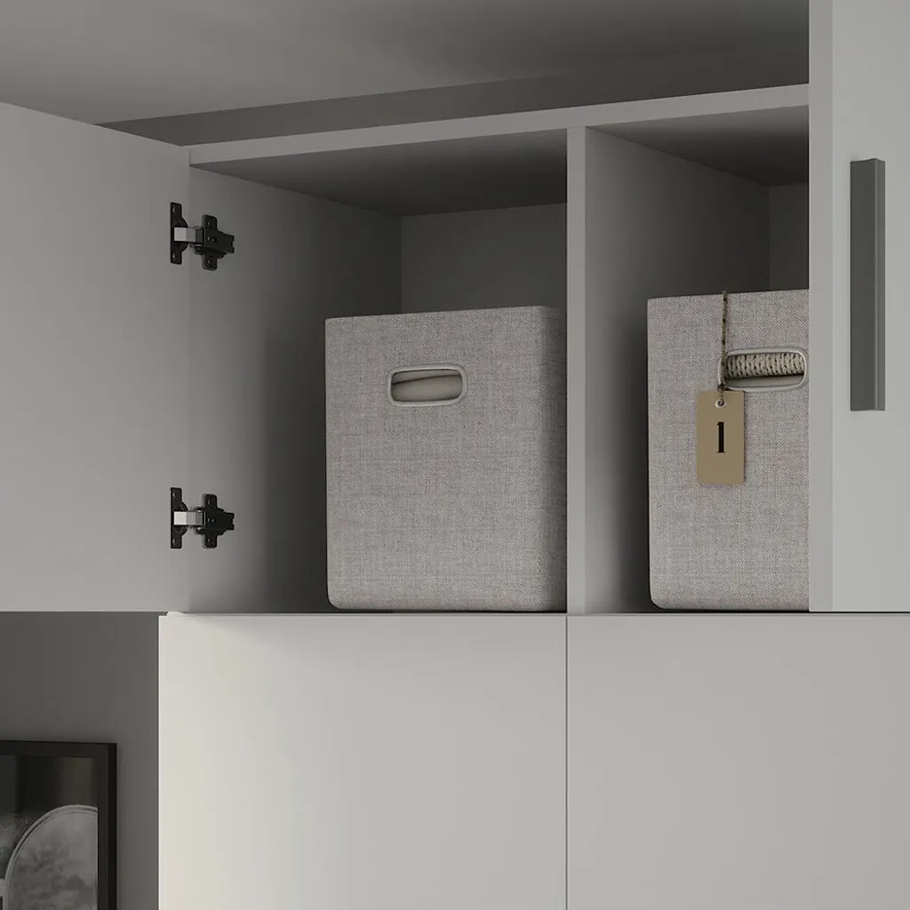 Optimisation Bureau avec le Module Vicco Ingo Blanc 80x40cm à 2 Portes Fermées - 4