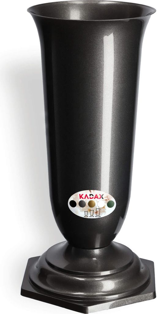 KADAX plastová váza na hrob "Sorano", hřbitovní váza, vázy, Obrázek produktu 