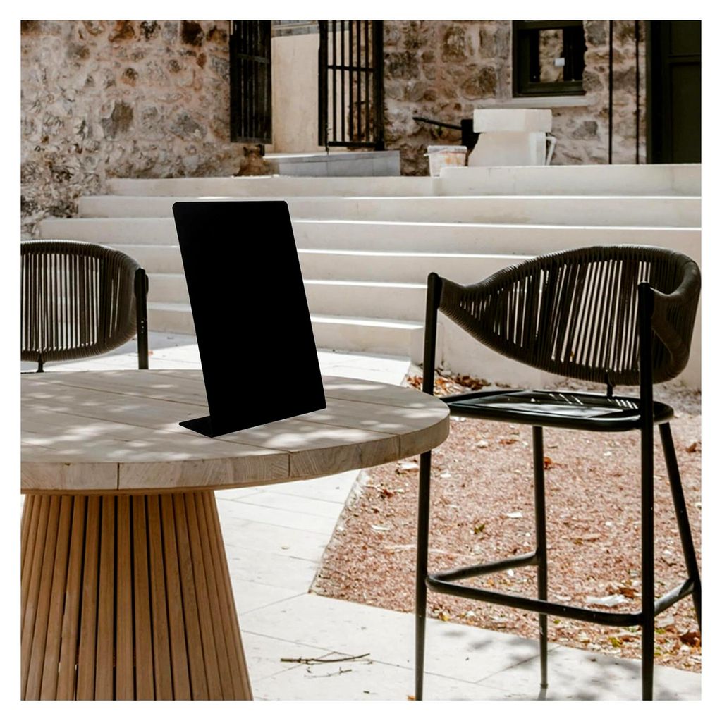 4 Stück Tischschilder aus PVC 152x210mm mit Mattierter Oberfläche – Wiederbeschreibbare Menü- und Preistafeln für Gastronomie, Buffets und De...