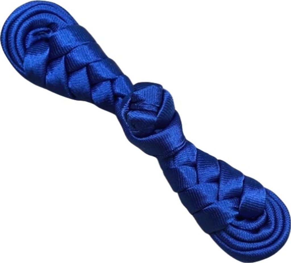 INF Klassische Pipa Cheongsam Schnallen - 10er Pack Blau