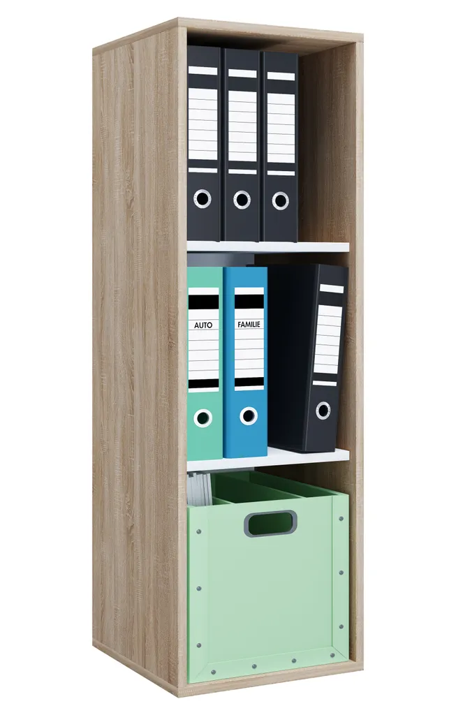 Scaffale e libreria dell'ufficio Lona Sonoma Oak A. 110 x L. 35 x P. 37 cm