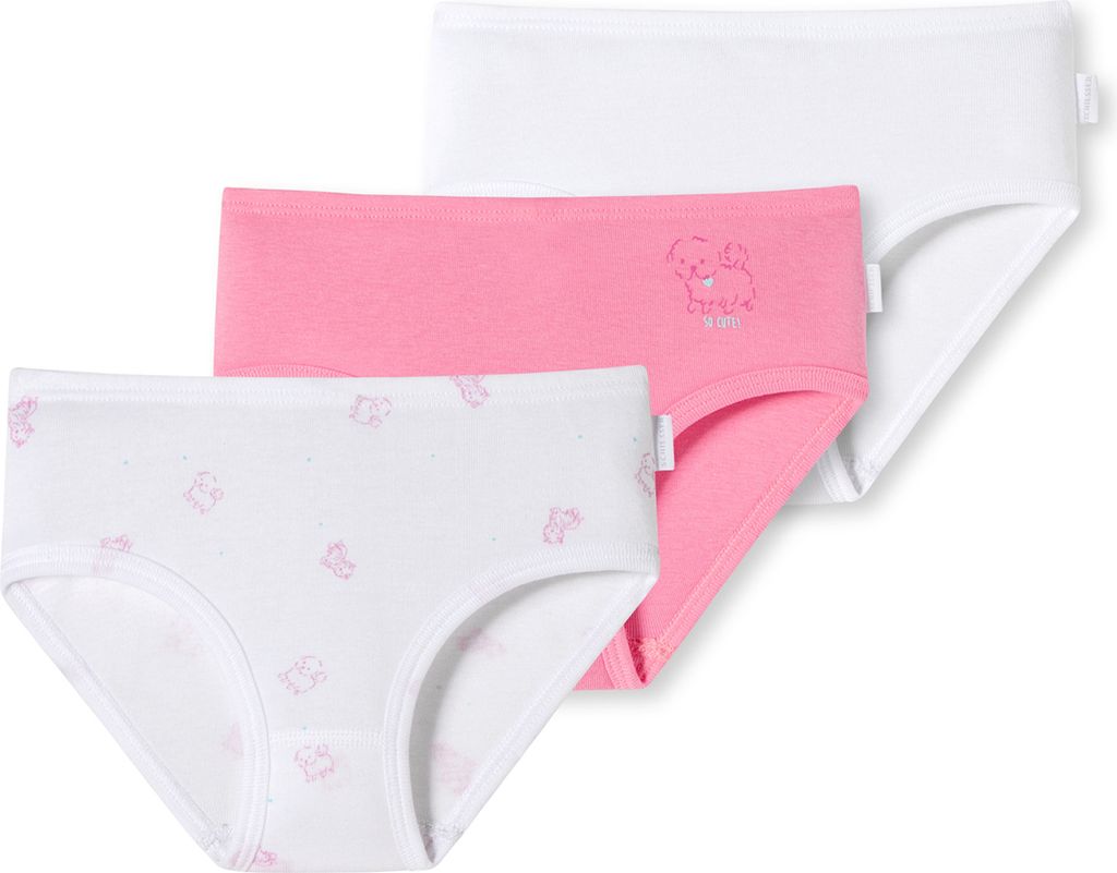 Schiesser Kleinkinder Mädchen 3 er Pack Hüftslips Gr. 92 sortiert 7