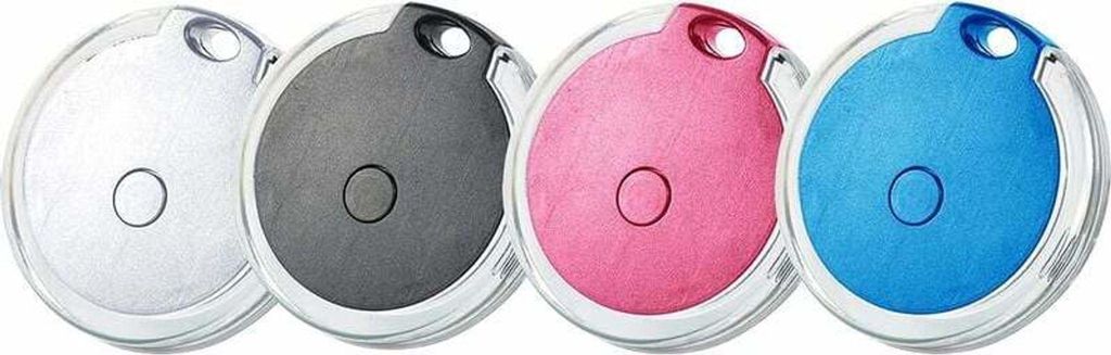 4er-Pack wasserdichter und tragbarer Mini-Bluetooth-GPS-Ortungsgerät für Gepäck/Kinder/Haustiere/Katze/Hund