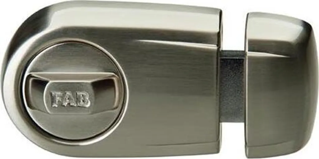 Serrure supplémentaire Y2T avec insert inox FAB pour porte d'entrée