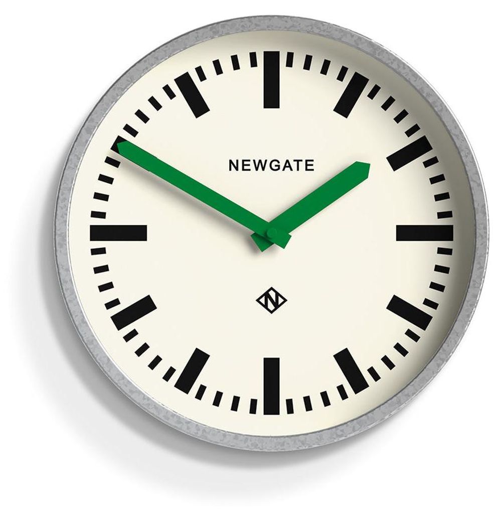 Newgate Luggage - Orologio da parete - Versione zincata con Immagine del prodotto 