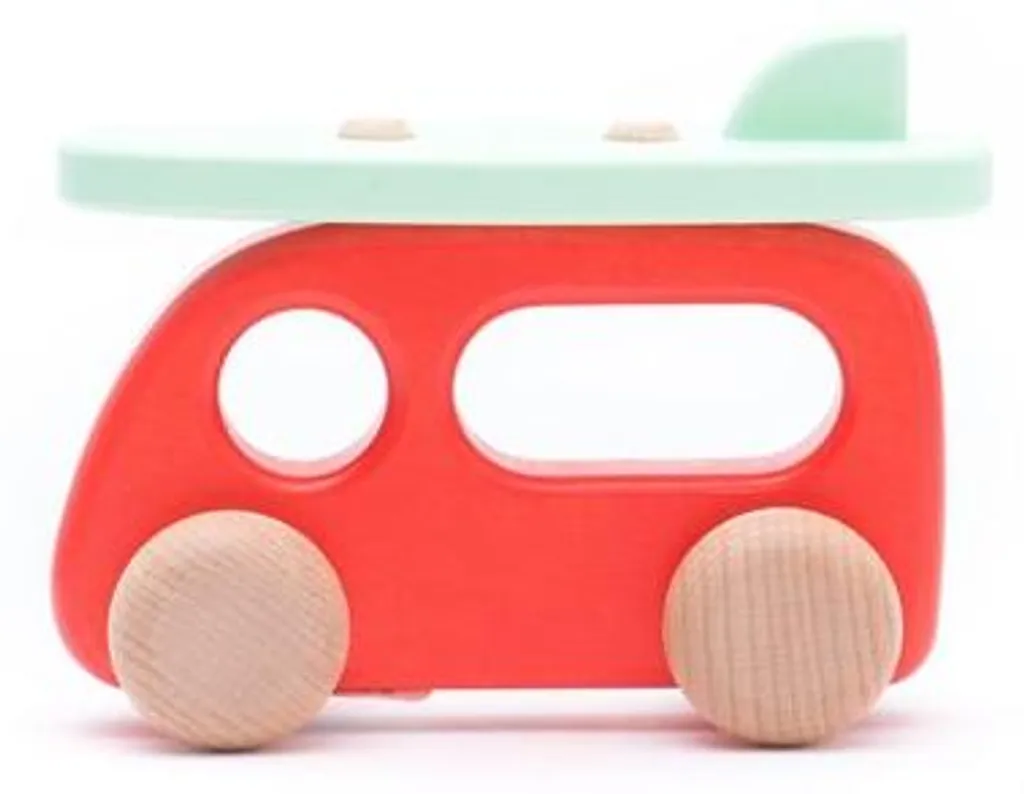 Camping-car en bois pour jouer et s'évader - Planche de surf Bajo enfant