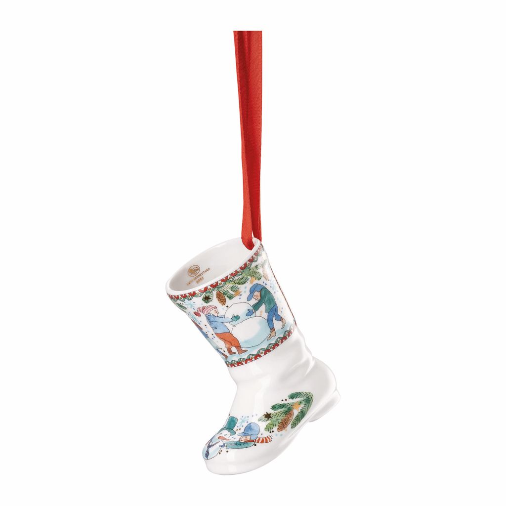 Hutschenreuther Porzellanstiefel Weihnachtsstiefel 2025 Immagine del prodotto 