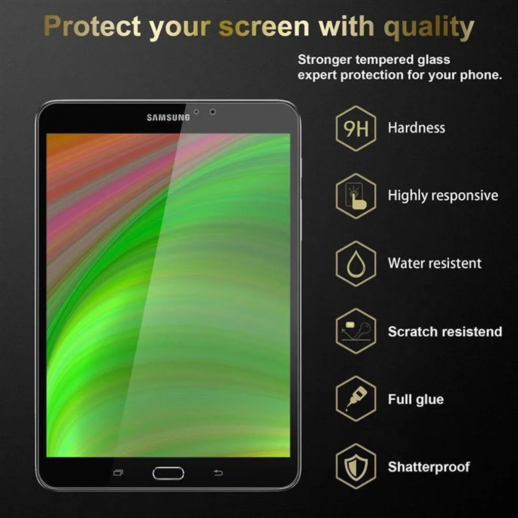 Pellicola Tablet Samsung Galaxy Tab S3 Cadorabo Vetro Trasparente - 2
