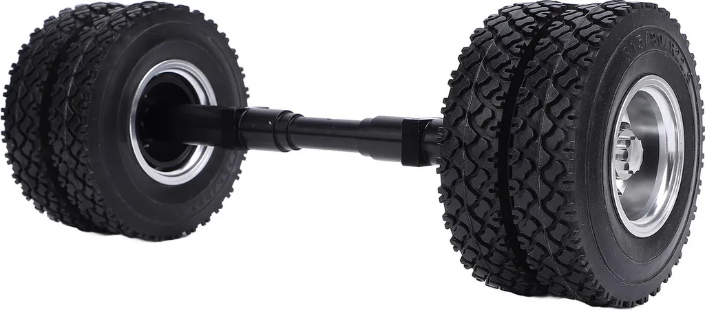 Remplacement pneu arrière RC 1/14 pour remorque avec moyeu 10 trous