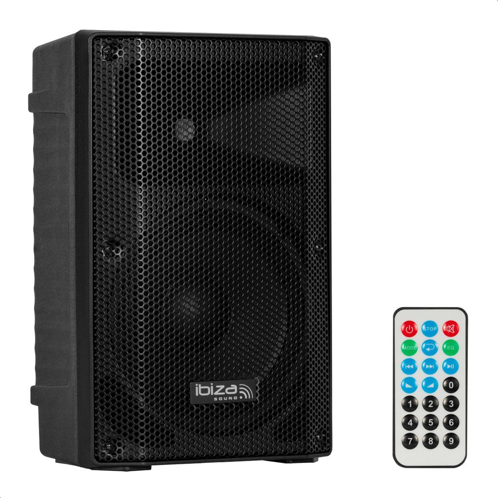 Ibiza XTK10A-MKII Lautsprecher, 10"/25cm, Bluetooth, USB, Schwarz, für Partys und Events