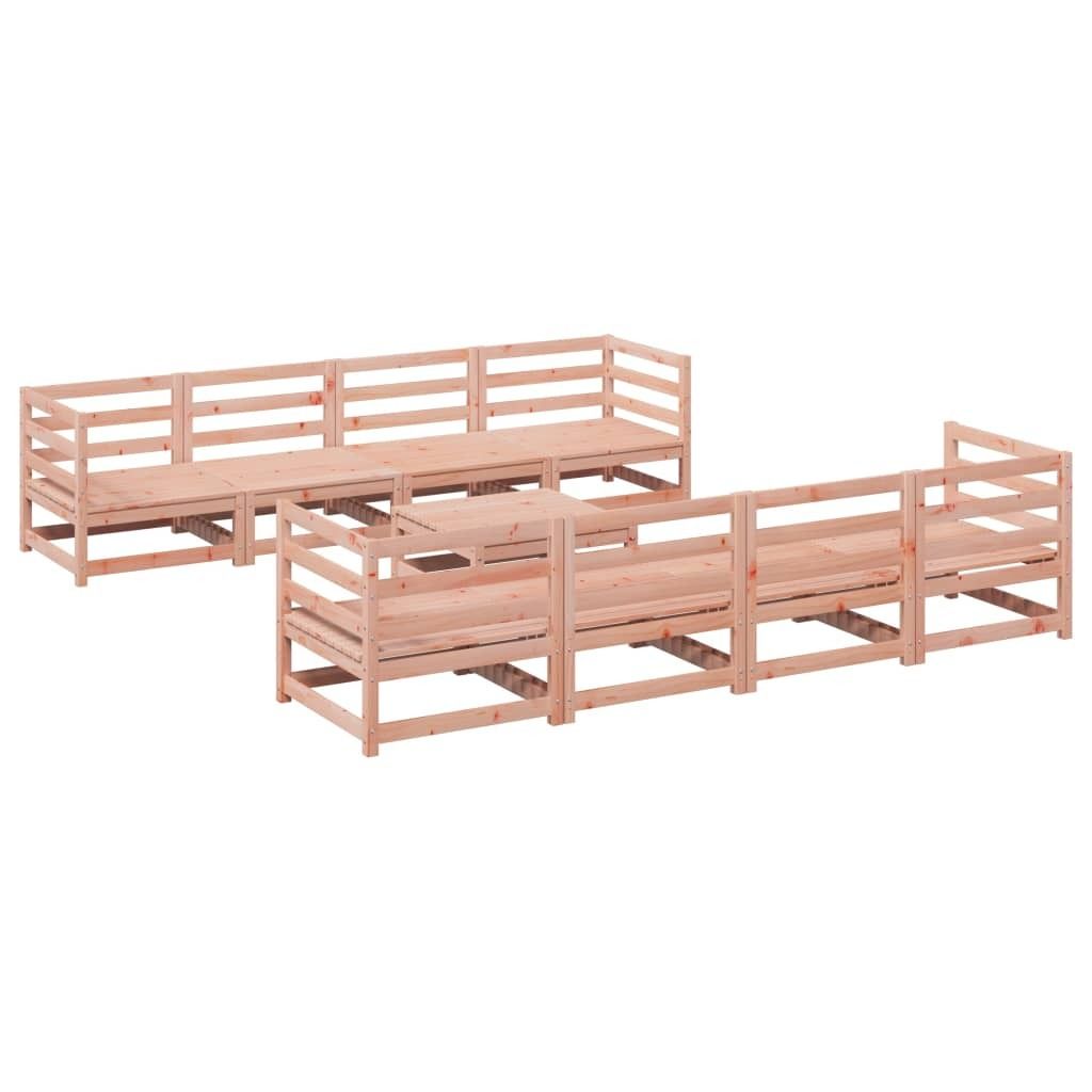 vidaXL 9-tlg. Garten-Sofagarnitur Massivholz Douglasie Produktbild 