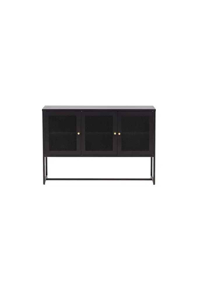 Rangement Malla Noir en Métal - Design Scandinave et Finition Mate