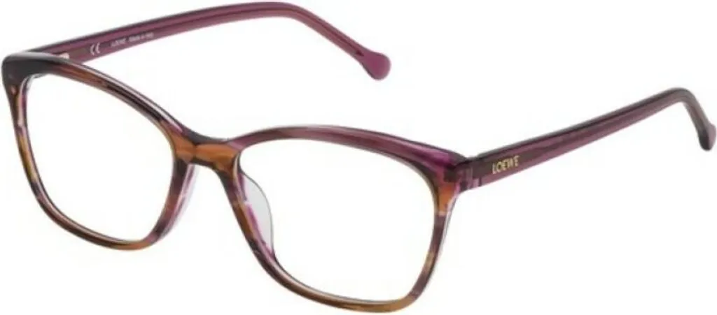 Lunettes Loewe VLWA07M5306DB Monture Femme en Acétate et Finition Or