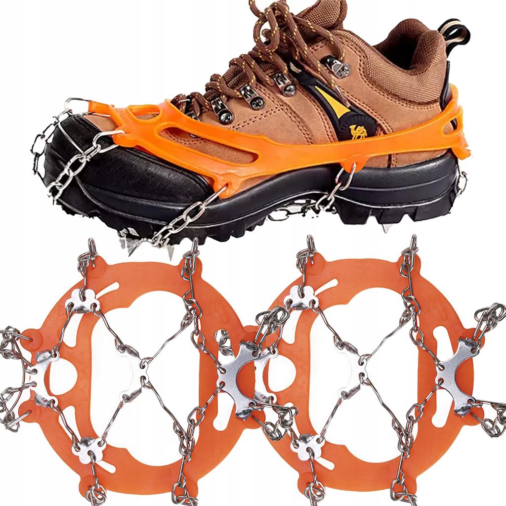 Crampons pour chaussures antidérapantes 38-45 8 crampons Image du produit 
