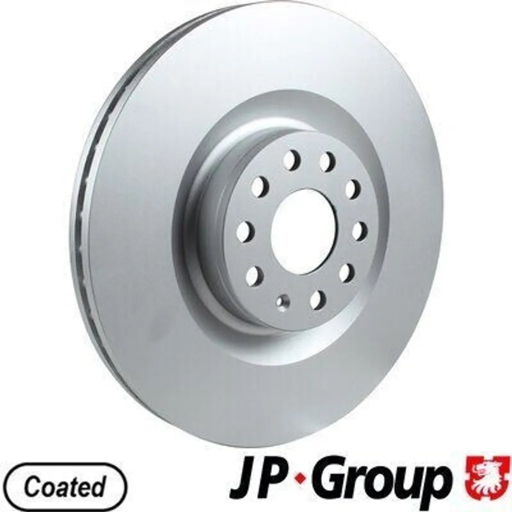 Disque de frein avant ventilé pour VW Golf VI, Passat et Skoda Superb II