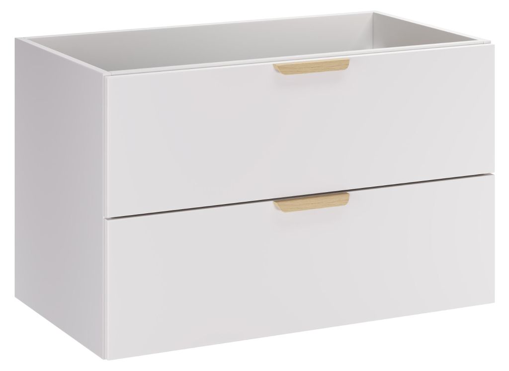 Meuble sous-vasque 80 cm, 2 tiroirs Image du produit 