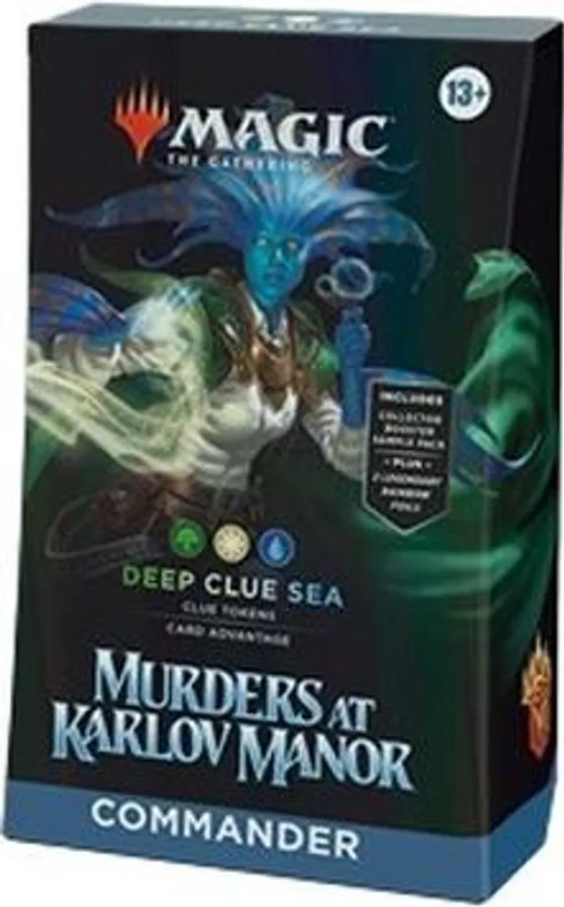 Deck Commander Deep Clue Sea Magic Murders at Karlov Manor 100 cartes