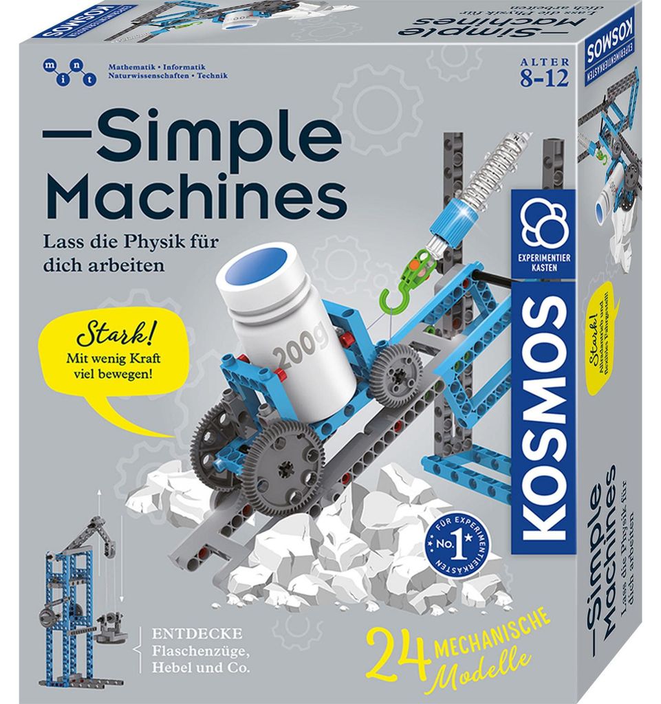 KOSMOS Simple Machines, Experimentierkasten, Physik, Immagine del prodotto 