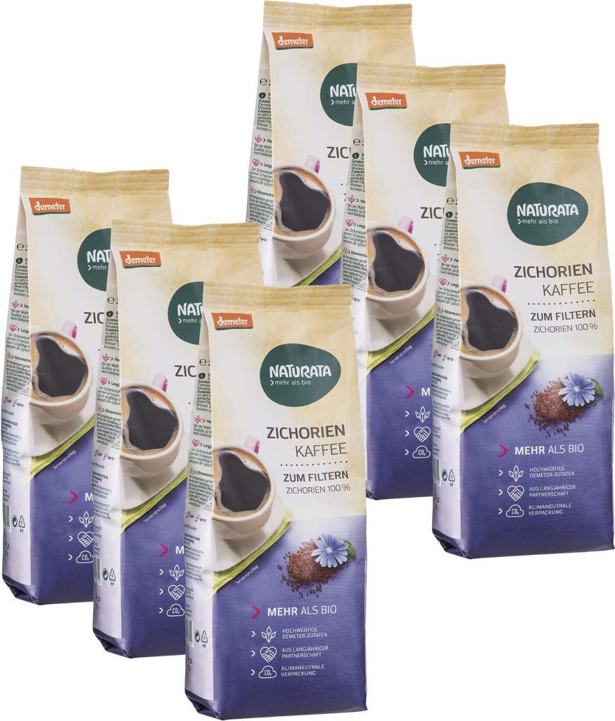 Naturata Getreidekaffee, instant, Nachfüllbeutel (6 x 200 gr)