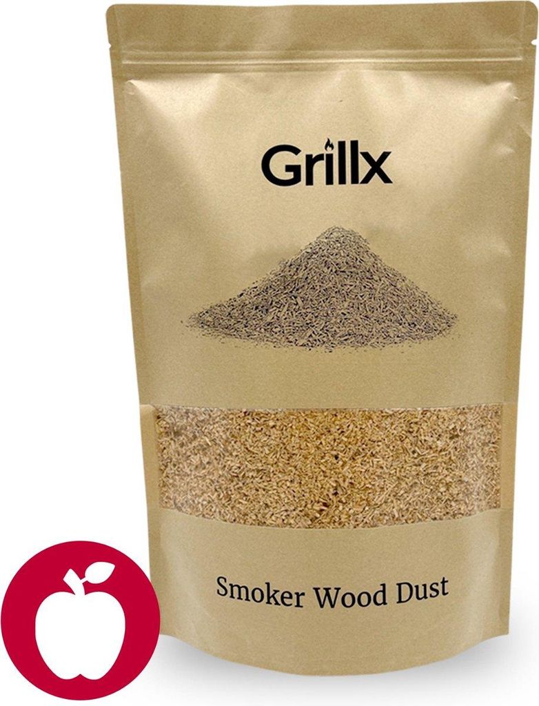Grillx Räuchermehl Apfel - 3 Liter - für 7x Kalträuchern - Cold Smoke Generator