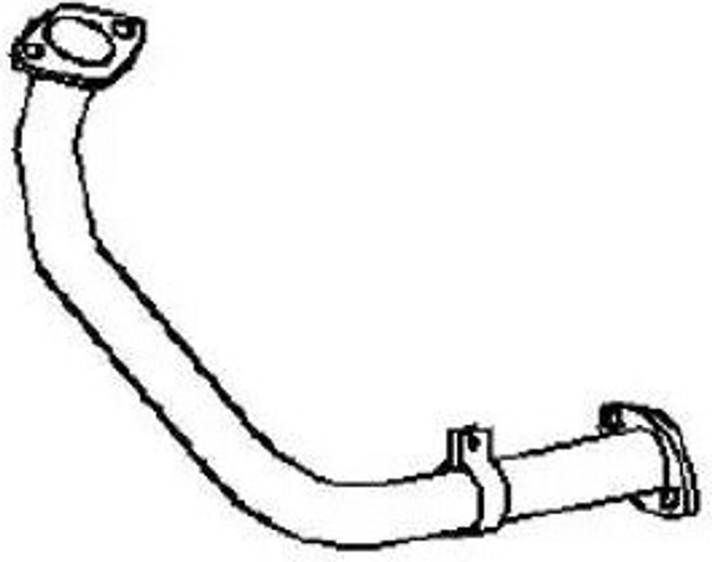 VEGAZ Abgasrohr Auspuffrohr für MAZDA E-Serie Kastenwagen (SR2) Vorne MZR-109