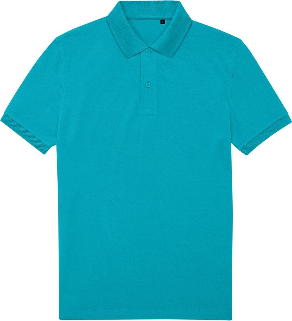 B&C - "My Eco" Poloshirt für Herren RW8975 (S) (Pop Türkis)