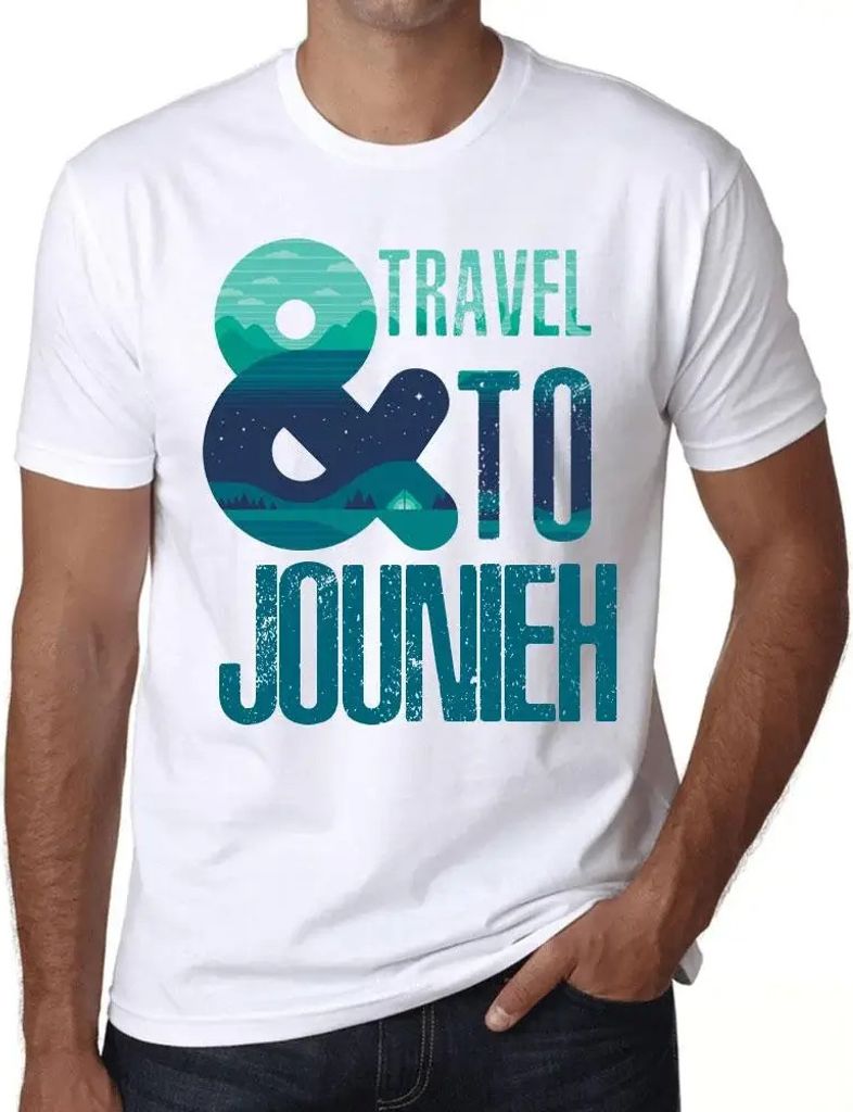 Herren Grafik T-Shirt Und Reise nach Jounieh – And Travel To Jounieh – Öko-Verantwortlich Vintage Jahrgang Kurzarm Lustige Druck Geburtstag Ge...
