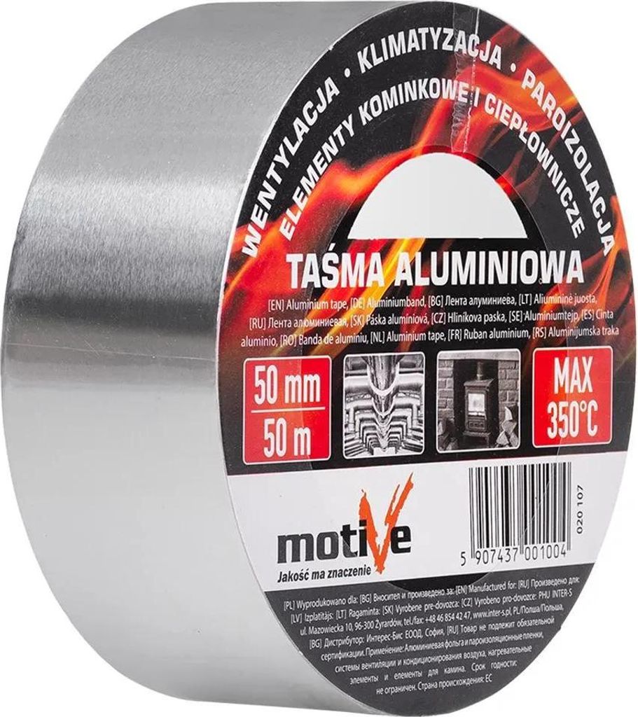 Taśma aluminiowa 50mm/50m ht 350° Motive Zdjęcie produktu 