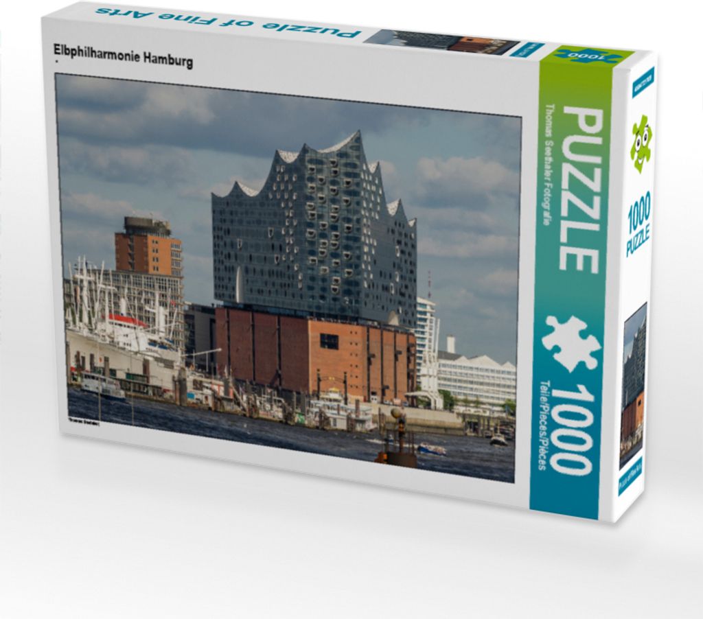 CALVENDO Puzzle Elbphilharmonie Hamburg 1000 Teile Puzzle quer | 1000 Teile Lege-Größe 64x48cm Foto-Puzzle für glückliche Stunden