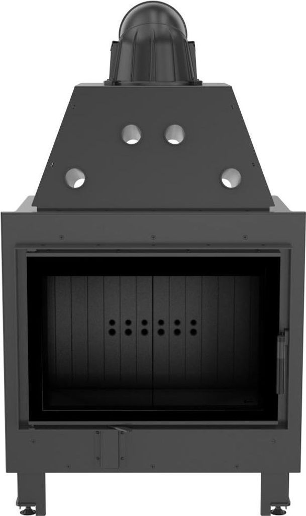 Kamineinsatz aus Stahl KRATKI MBO 15 kW Ø 200 schwarz Produktbild 