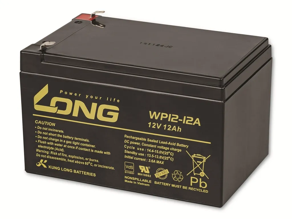 Batteria Doerr PBQ 12V/12Ah SLA pre SnapSHOT 4G, 3G, EXTRA