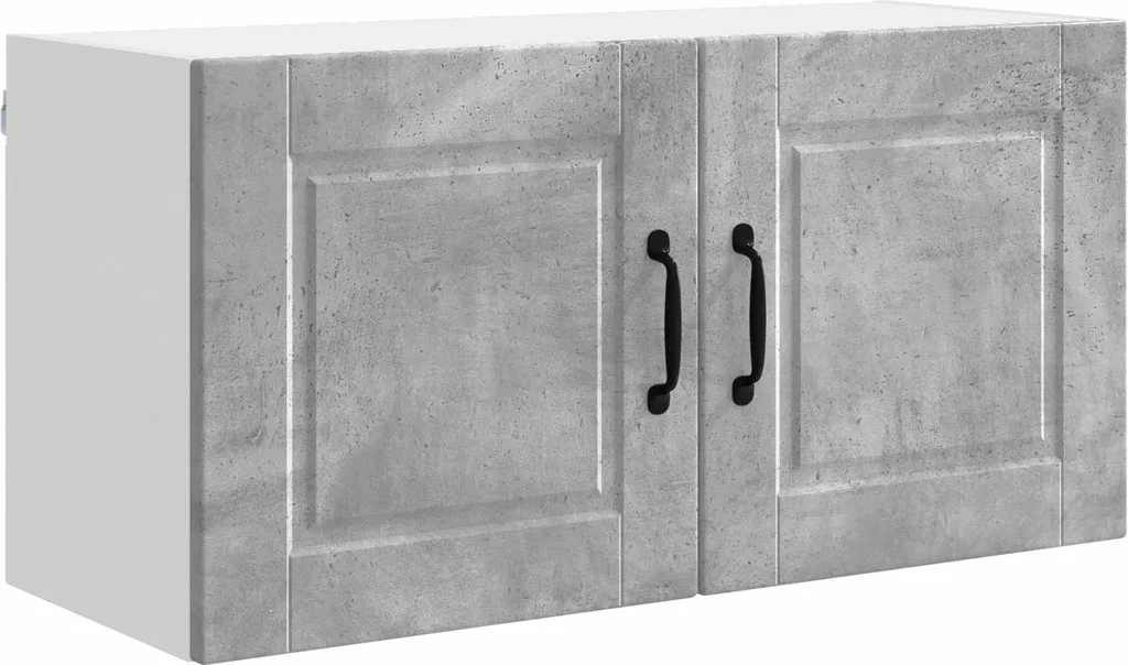 Pensile Cucina Grigio Cemento vidaXL 80cm | Più Spazio e Ordine