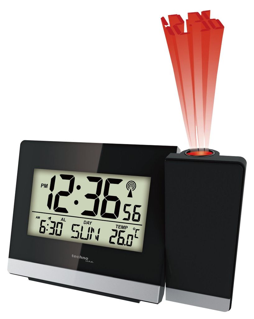 Technoline WT 536, Tisch, Digitale Uhr, Schwarz, AAA, 147 Produktbild 